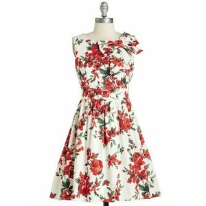 ModCloth Ixia Flora Dress Sz L